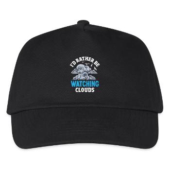 Funny Meteorology Wetterbegeisterte - Kinder Basecap - Schwarz - Vorne