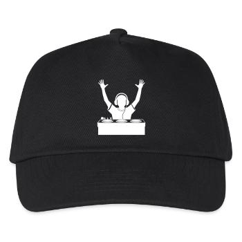 DJ Disc Jockey Festival Party - Kids’ Baseball Cap - black - Front
