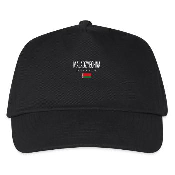 Maladzyechna Belarus Weißrussland - Kinder Basecap - Schwarz - Vorne