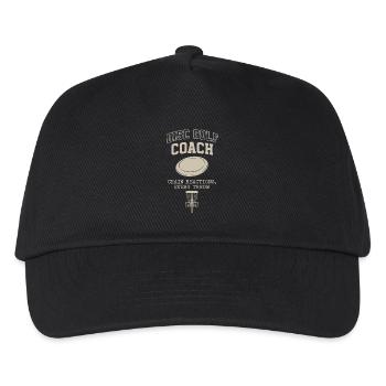 Disc Golf Entraîneur Chemise Instructeur de Golf Frisbee - Casquette de baseball Enfant - noir - Devant