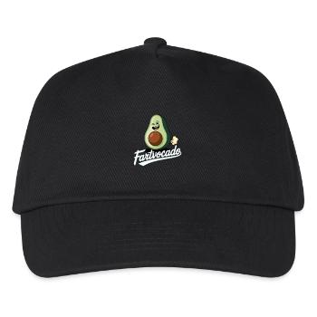 Funny Avocado Farting Farting Fartvocado - Kids’ Baseball Cap - black - Front