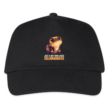 Salamanders Salamander - Kids’ Baseball Cap - black - Front