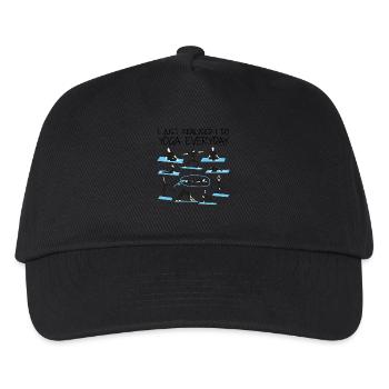 Humor Yoga Gift Women Girls Gift - Kids’ Baseball Cap - black - Front