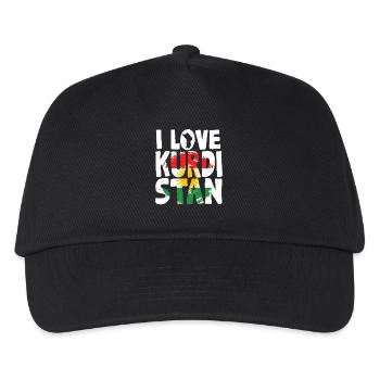 I Love Kurdistan, Kurds, Kurds - Kids’ Baseball Cap - black - Front