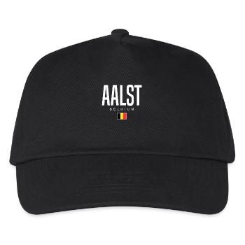 Aalst Belgien - Kinder Basecap - Schwarz - Vorne