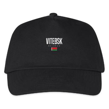 Vitebsk Belarus Weißrussland - Kinder Basecap - Schwarz - Vorne