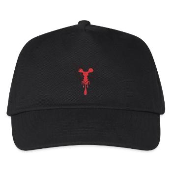Hands Holding Bleeding Heart Illustration - Kids’ Baseball Cap - black - Front