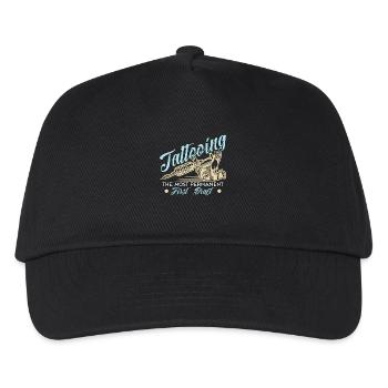 Tattoo Artist Tattooing The Most Tattoo Enthusiast - Kids’ Baseball Cap - black - Front