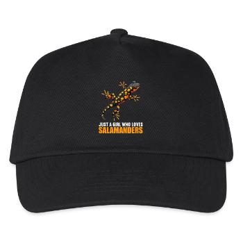Salamanders Salamander - Kids’ Baseball Cap - black - Front