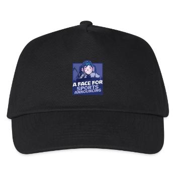 Commentateur Présentateur sportif - Casquette de baseball Enfant - noir - Devant