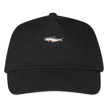 Lachse Lachs - Kinder Basecap - Schwarz - Vorne