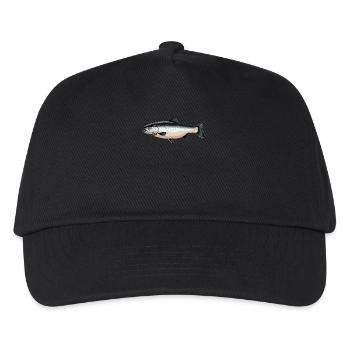 Lachse Lachs - Kinder Basecap - Schwarz - Vorne