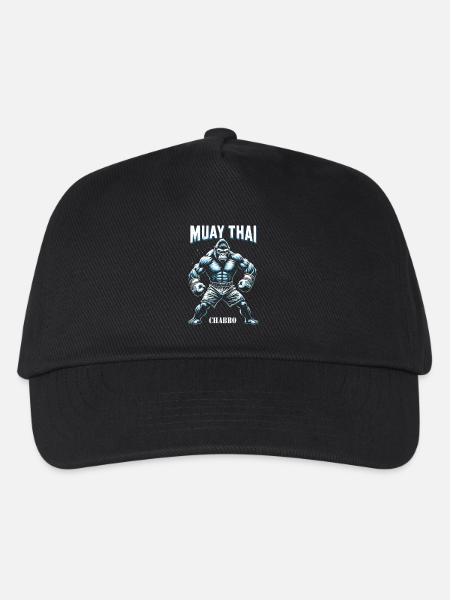 Muay Thai Boxen - Kinder Basecap - Schwarz