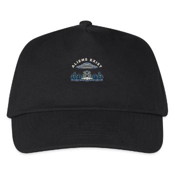 Cabine d’enlèvement d’OVNI extraterrestre - Casquette de baseball Enfant - noir - Devant