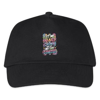 Redressement de la couronne - Start Day Naughty Girl Shirt - Casquette de baseball Enfant - noir - Devant