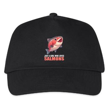 Salmon Salmon - Kids’ Baseball Cap - black - Front