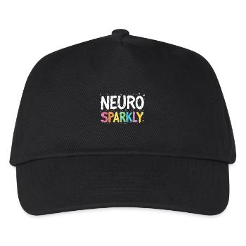 Neuro Sparkly Rainbow Colors Variety and - Kids’ Baseball Cap - black - Front