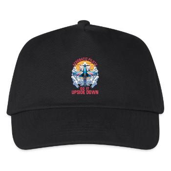 Les pilotes de voltige le font à l’envers Pilote de planeur - Casquette de baseball Enfant - noir - Devant