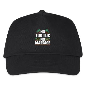 No Tuk Tuk No Massage Thailand Bali Backpacker - Casquette de baseball Enfant - noir - Devant