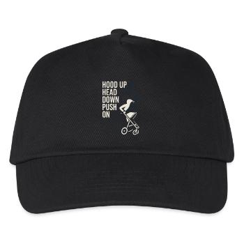 Crèche Papa Paternité Fierté - Casquette de baseball Enfant - noir - Devant