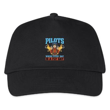 Des pilotes de voltige où le parapente est quotidien - Casquette de baseball Enfant - noir - Devant