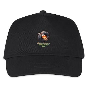 Declaration of love in blur - Kids’ Baseball Cap - black - Front