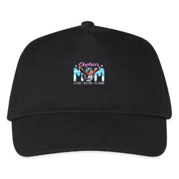 Skydiver Mom The Idol The Myth Loves Paragliding - Kids’ Baseball Cap - black - Front