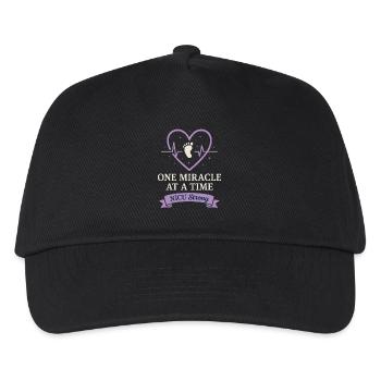 Nicu Parent Pride Preemie Warrior Neugeborene - Kinder Basecap - Schwarz - Vorne