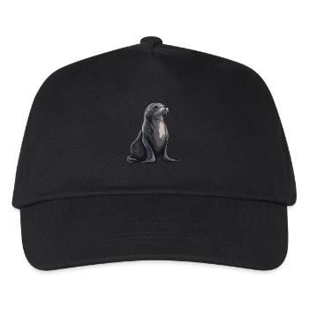 Sea Lions Sea Lion - Kids’ Baseball Cap - black - Front