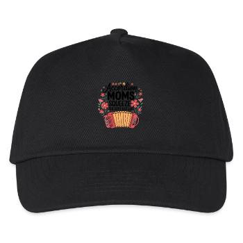 Music makes the heart happy - accordion - Kids’ Baseball Cap - black - Front