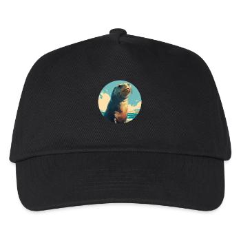 Sea Lions Sea Lion - Kids’ Baseball Cap - black - Front