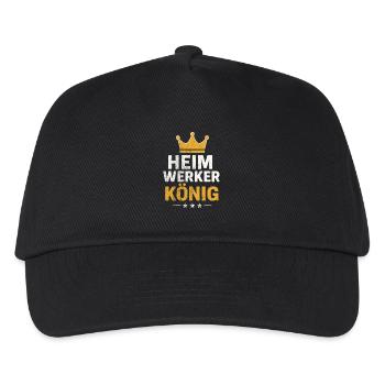 Home Improvement King - Kids’ Baseball Cap - black - Front