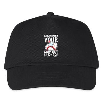 Breakdance Your Way Out Of Any Funk Street Dance - Kinder Basecap - Schwarz - Vorne
