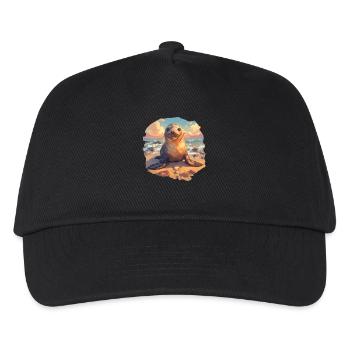 Sea Lions Sea Lion - Kids’ Baseball Cap - black - Front