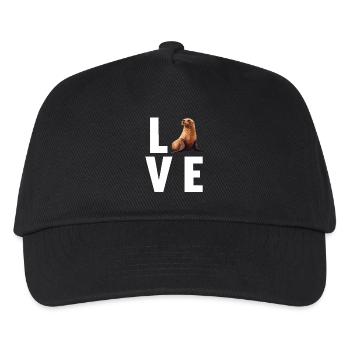 Sea Lions Sea Lion - Kids’ Baseball Cap - black - Front