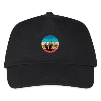 Raben - Kinder Basecap - Schwarz - Vorne