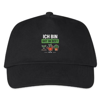 Garden Gardener Bed Saying - Kids’ Baseball Cap - black - Front