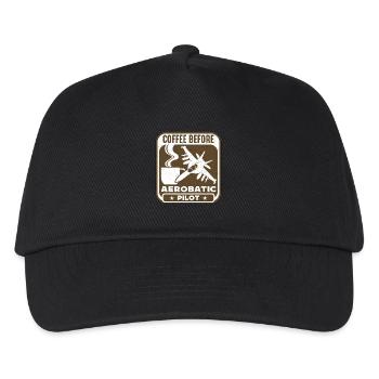 Voltige Pilote Café Planeur Pilote Amateur de café - Casquette de baseball Enfant - noir - Devant