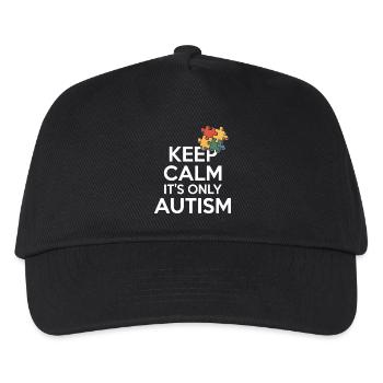Autismus - Kinder Basecap - Schwarz - Vorne