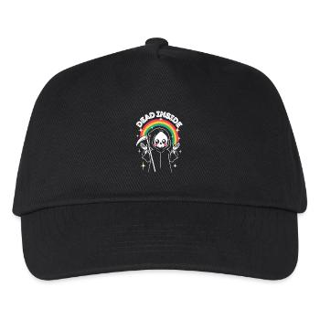 Dead inside - Faucheuse arc-en-ciel Halloween - Casquette de baseball Enfant - noir - Devant