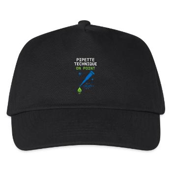 Technicien de laboratoire clinique Science diagnostique Nerd des données - Casquette de baseball Enfant - noir - Devant