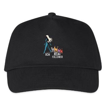 Moi et mes abonnés – Cat Humor Design - Casquette de baseball Enfant - noir - Devant