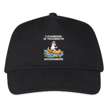 Excursion en canoë Licorne - Casquette de baseball Enfant - noir - Devant