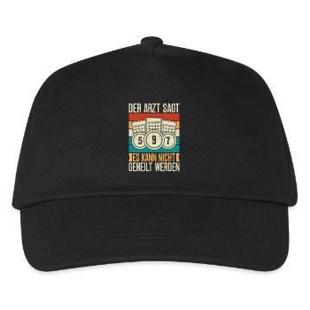 Bingo Game The Doctor Says Can't Be Cured - Kids’ Baseball Cap - black - Front
