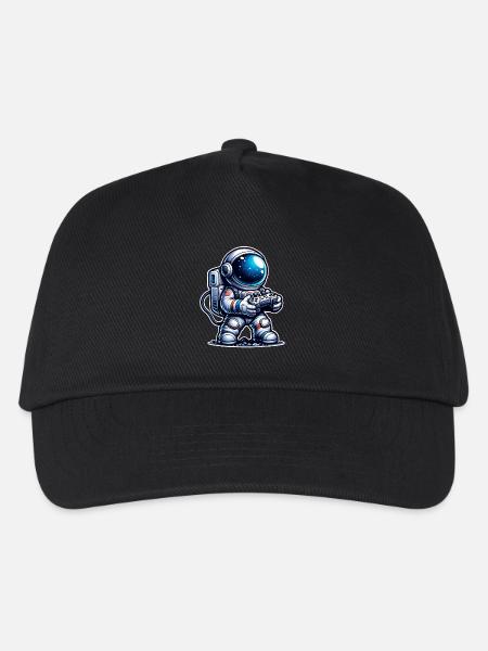 Gaming Astronaut - Kinder Basecap - Schwarz
