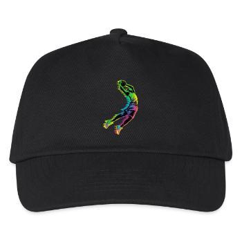 Basketball dunk - Kids’ Baseball Cap - black - Front