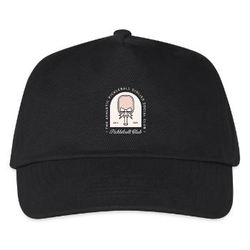 Pickleball Sport Girls Club Teamspielerin - Kinder Basecap - Schwarz - Vorne