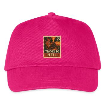 Voyage diabolique en enfer en timbre - Casquette de baseball Enfant - fuchsia - Devant