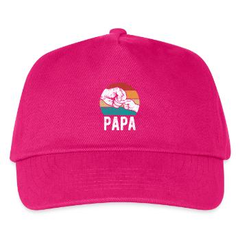 Dad and child, fist to fist - Team - Family - Kids’ Baseball Cap - fuchsia - Front