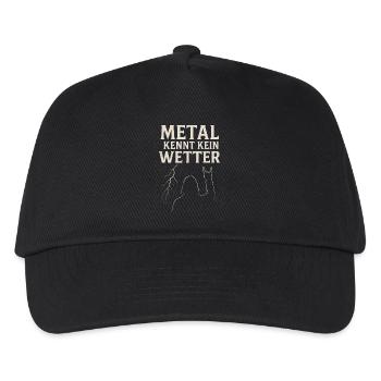 Metal kennt kein Wetter Festival Edition - Kinder Basecap - Schwarz - Vorne